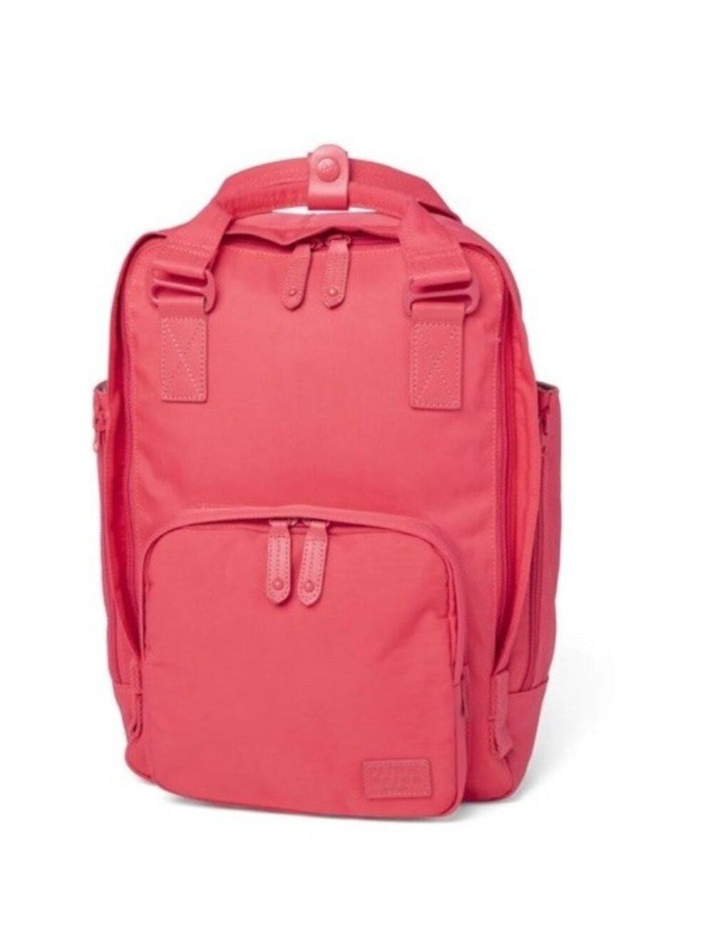 Pacific Mason Medium Crimson Pink Travel Hiking Canvas Backpack Outdoors Pad NWT